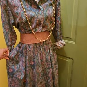 Paisley Dress w/ pockets